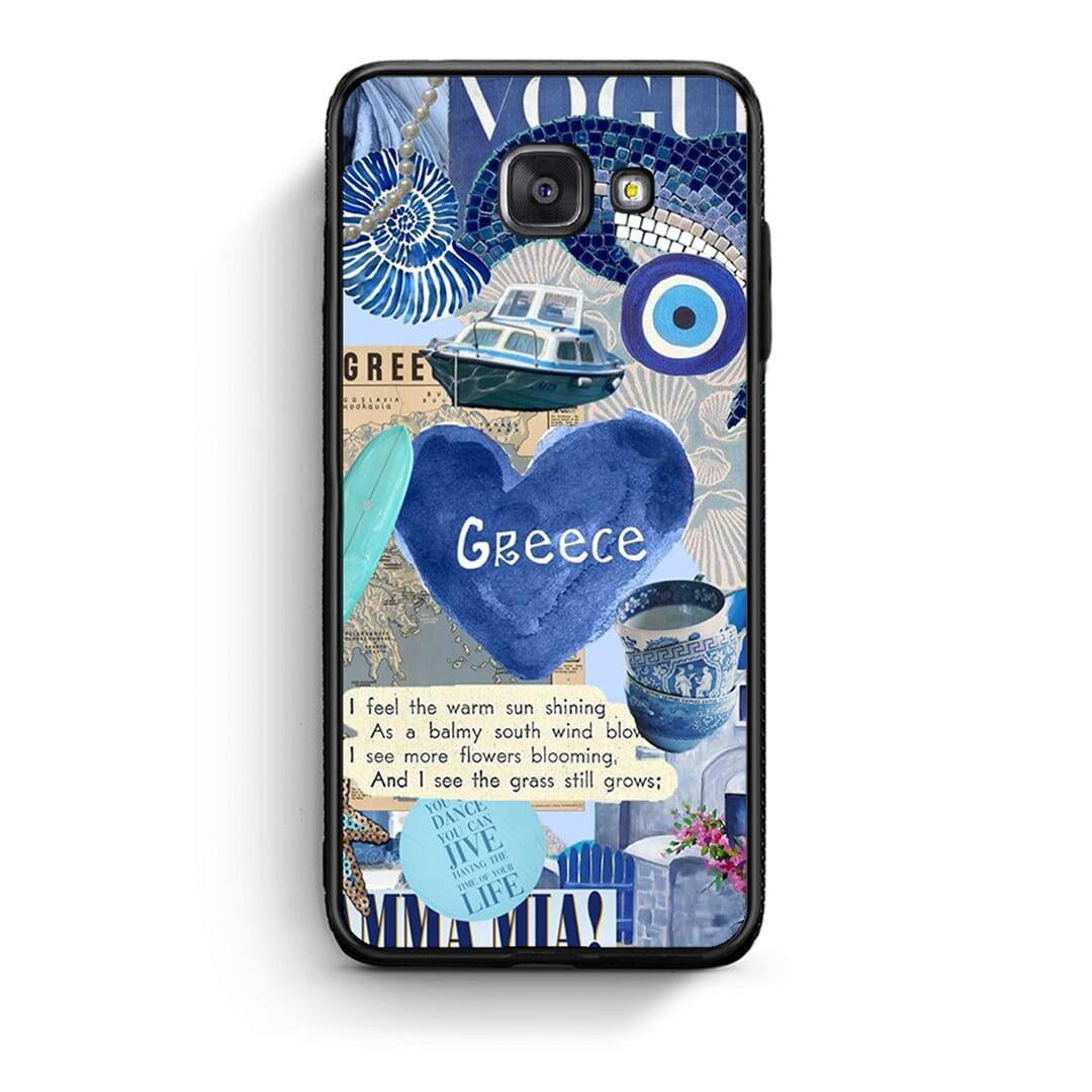 Samsung A5 2017 Summer In Greece Θήκη από τη Smartfits με σχέδιο στο πίσω μέρος και μαύρο περίβλημα | Smartphone case with colorful back and black bezels by Smartfits