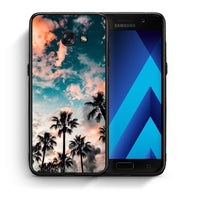 Thumbnail for Θήκη Samsung A5 2017 Sky Summer από τη Smartfits με σχέδιο στο πίσω μέρος και μαύρο περίβλημα | Samsung A5 2017 Sky Summer case with colorful back and black bezels