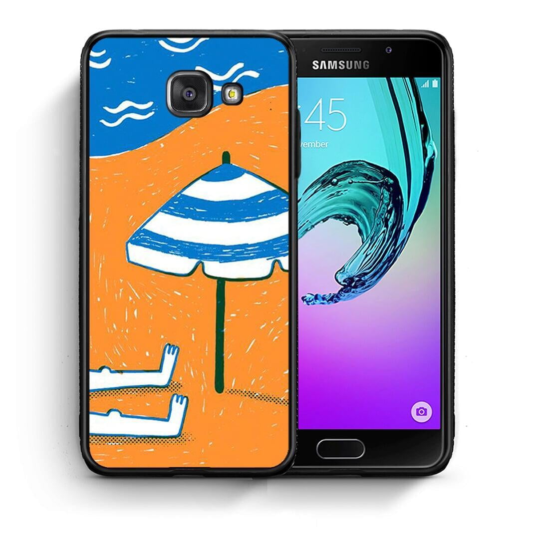 Θήκη Samsung A5 2017 Summering από τη Smartfits με σχέδιο στο πίσω μέρος και μαύρο περίβλημα | Samsung A5 2017 Summering case with colorful back and black bezels