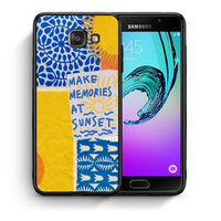 Thumbnail for Θήκη Samsung A5 2017 Sunset Memories από τη Smartfits με σχέδιο στο πίσω μέρος και μαύρο περίβλημα | Samsung A5 2017 Sunset Memories case with colorful back and black bezels