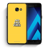 Thumbnail for Θήκη Samsung A5 2017 Vibes Text από τη Smartfits με σχέδιο στο πίσω μέρος και μαύρο περίβλημα | Samsung A5 2017 Vibes Text case with colorful back and black bezels