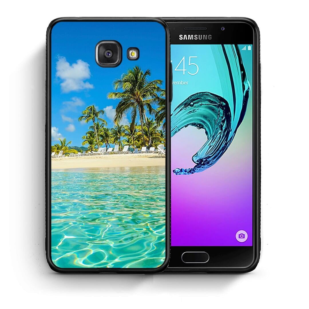 Θήκη Samsung A5 2017 Tropical Vibes από τη Smartfits με σχέδιο στο πίσω μέρος και μαύρο περίβλημα | Samsung A5 2017 Tropical Vibes case with colorful back and black bezels