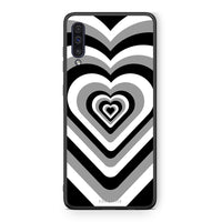 Thumbnail for samsung a50 Black Hearts θήκη από τη Smartfits με σχέδιο στο πίσω μέρος και μαύρο περίβλημα | Smartphone case with colorful back and black bezels by Smartfits