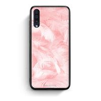 Thumbnail for 33 - samsung galaxy a50 Pink Feather Boho case, cover, bumper