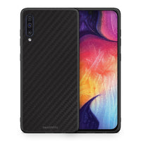 Thumbnail for Θήκη Samsung A50/A30s Carbon Black από τη Smartfits με σχέδιο στο πίσω μέρος και μαύρο περίβλημα | Samsung A50/A30s Carbon Black case with colorful back and black bezels