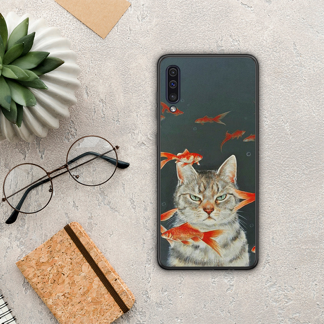 Cat Goldfish - Samsung Galaxy A50 / A30s case