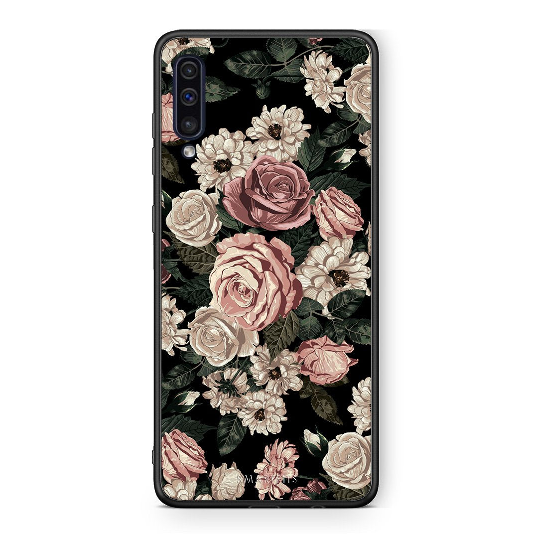 4 - samsung a50 Wild Roses Flower case, cover, bumper
