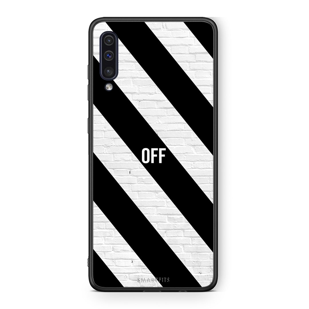 samsung a50 Get Off θήκη από τη Smartfits με σχέδιο στο πίσω μέρος και μαύρο περίβλημα | Smartphone case with colorful back and black bezels by Smartfits