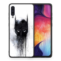 Thumbnail for Θήκη Samsung A50/A30s Paint Bat Hero από τη Smartfits με σχέδιο στο πίσω μέρος και μαύρο περίβλημα | Samsung A50/A30s Paint Bat Hero case with colorful back and black bezels