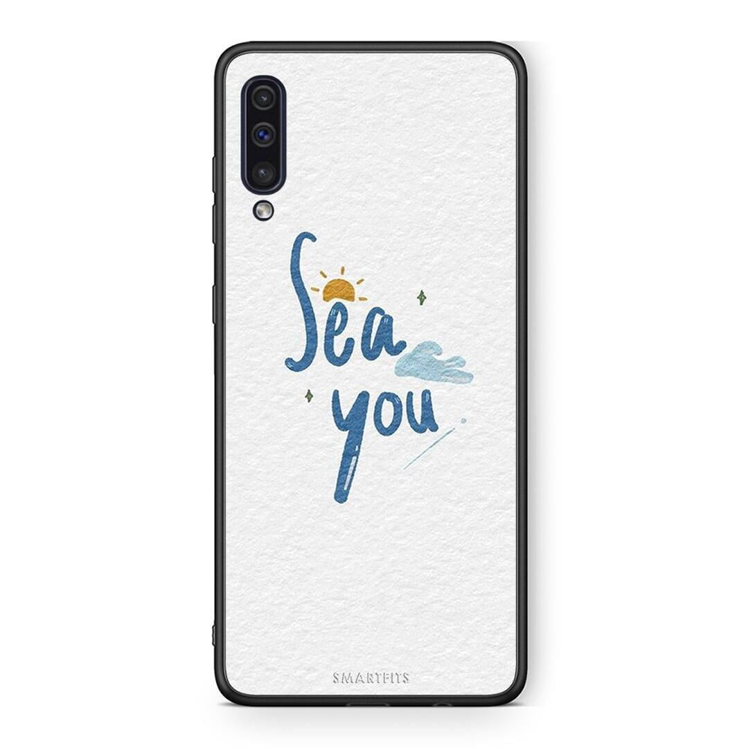 samsung a50 Sea You Θήκη από τη Smartfits με σχέδιο στο πίσω μέρος και μαύρο περίβλημα | Smartphone case with colorful back and black bezels by Smartfits