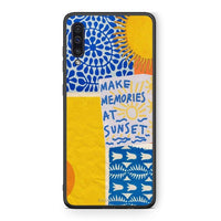 Thumbnail for samsung a50 Sunset Memories Θήκη από τη Smartfits με σχέδιο στο πίσω μέρος και μαύρο περίβλημα | Smartphone case with colorful back and black bezels by Smartfits