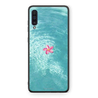 Thumbnail for samsung a50 Water Flower Θήκη από τη Smartfits με σχέδιο στο πίσω μέρος και μαύρο περίβλημα | Smartphone case with colorful back and black bezels by Smartfits