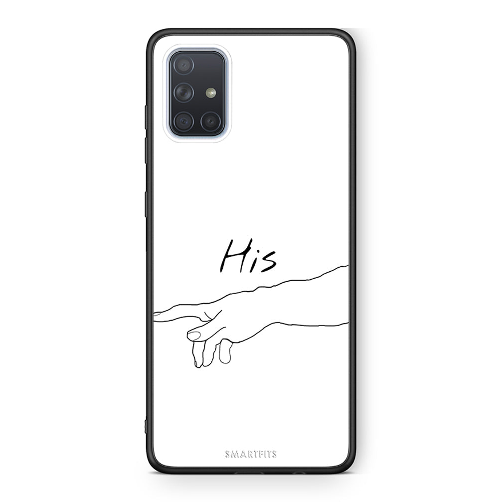 Samsung A51 Aeshetic Love 2 Θήκη Αγίου Βαλεντίνου από τη Smartfits με σχέδιο στο πίσω μέρος και μαύρο περίβλημα | Smartphone case with colorful back and black bezels by Smartfits