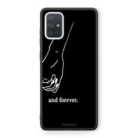 Thumbnail for Samsung A71 Always & Forever 2 Θήκη Αγίου Βαλεντίνου από τη Smartfits με σχέδιο στο πίσω μέρος και μαύρο περίβλημα | Smartphone case with colorful back and black bezels by Smartfits