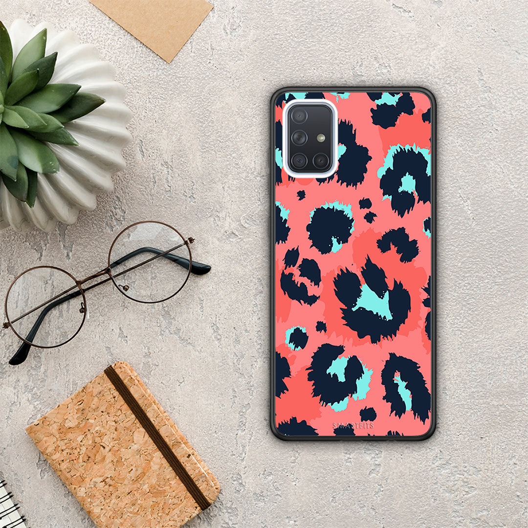 Animal Pink Leopard - Samsung Galaxy A51 case