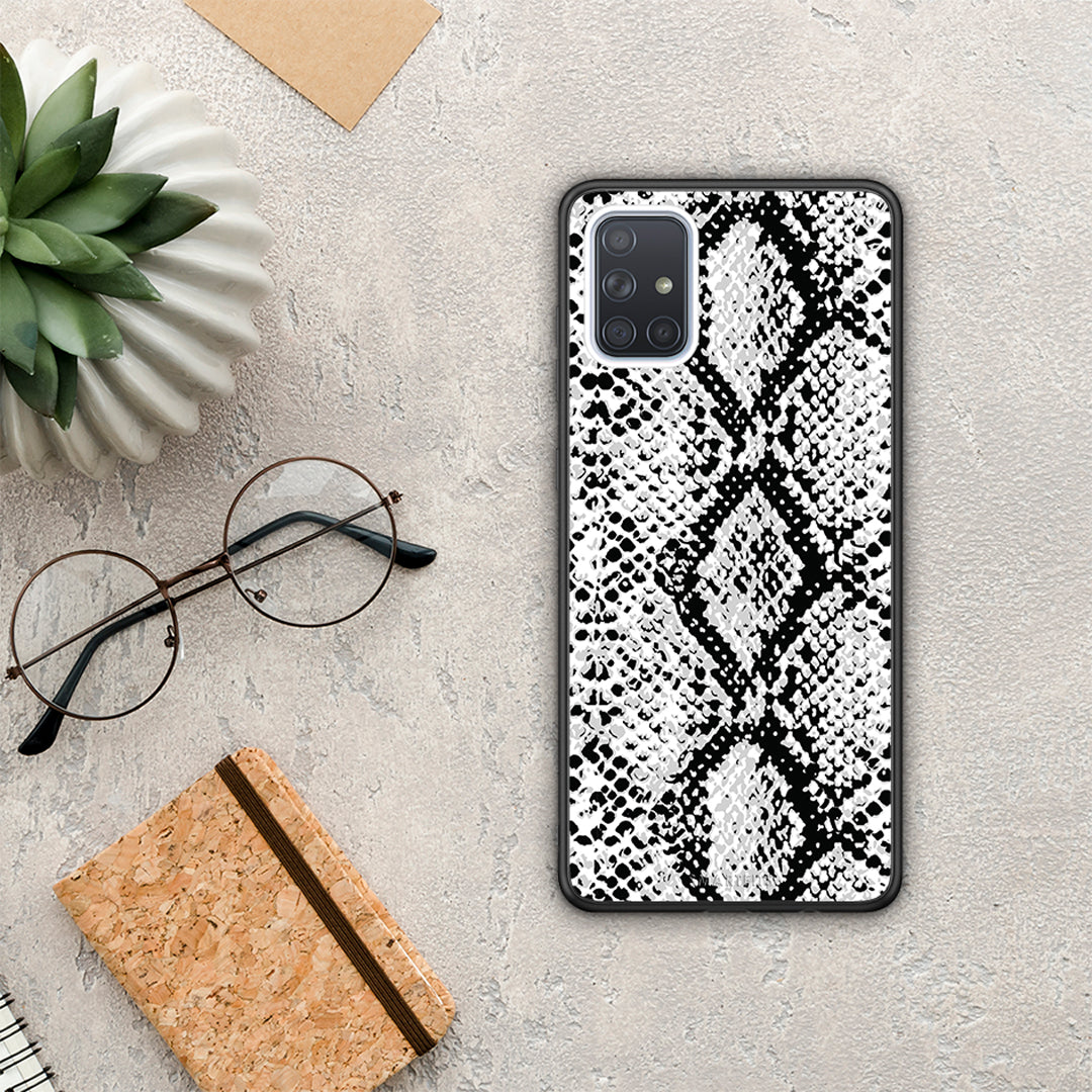 Animal White Snake - Samsung Galaxy A51 case