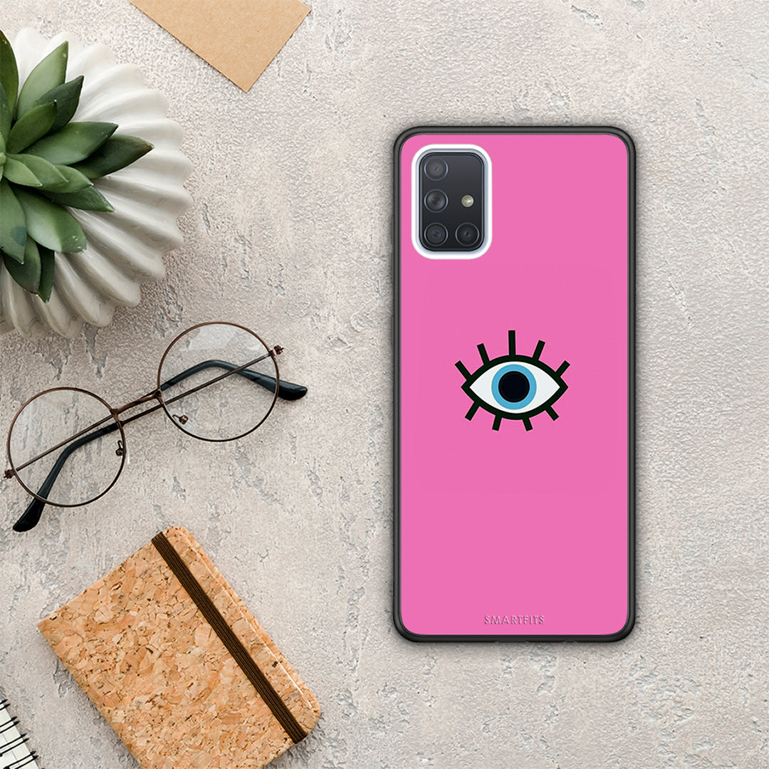 Blue Eye Pink - Samsung Galaxy A51 case