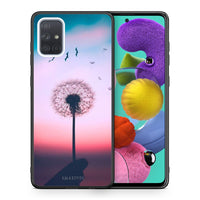 Thumbnail for Θήκη Samsung A51 Wish Boho από τη Smartfits με σχέδιο στο πίσω μέρος και μαύρο περίβλημα | Samsung A51 Wish Boho case with colorful back and black bezels