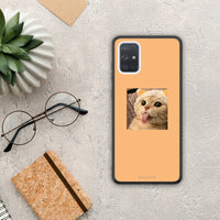 Thumbnail for Cat Tongue - Samsung Galaxy A51 case