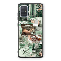 Thumbnail for Samsung A71 Collage Dude Θήκη Αγίου Βαλεντίνου από τη Smartfits με σχέδιο στο πίσω μέρος και μαύρο περίβλημα | Smartphone case with colorful back and black bezels by Smartfits