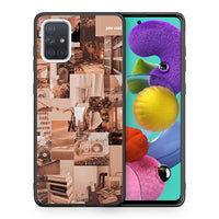 Thumbnail for Θήκη Αγίου Βαλεντίνου Samsung A51 Collage You Can από τη Smartfits με σχέδιο στο πίσω μέρος και μαύρο περίβλημα | Samsung A51 Collage You Can case with colorful back and black bezels