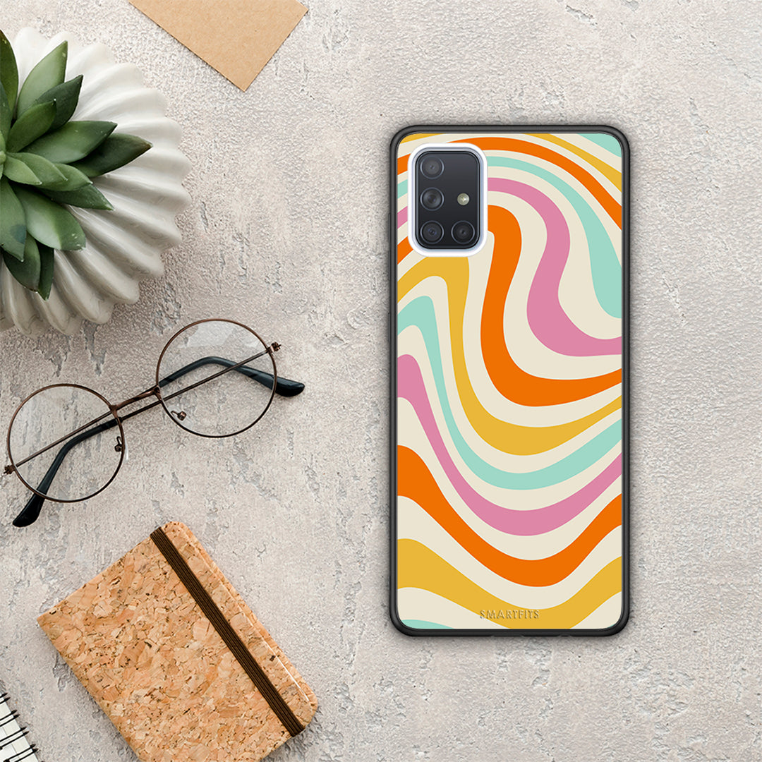 Colorful Waves - Samsung Galaxy A51 case