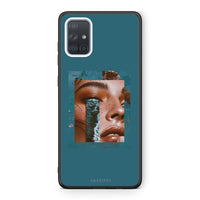 Thumbnail for Samsung A51 Cry An Ocean θήκη από τη Smartfits με σχέδιο στο πίσω μέρος και μαύρο περίβλημα | Smartphone case with colorful back and black bezels by Smartfits