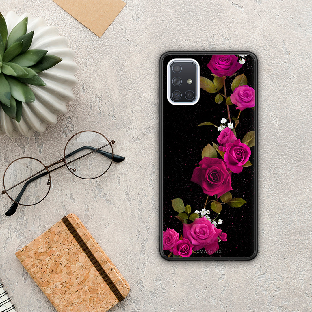 Flower Red Roses - Samsung Galaxy A51 case