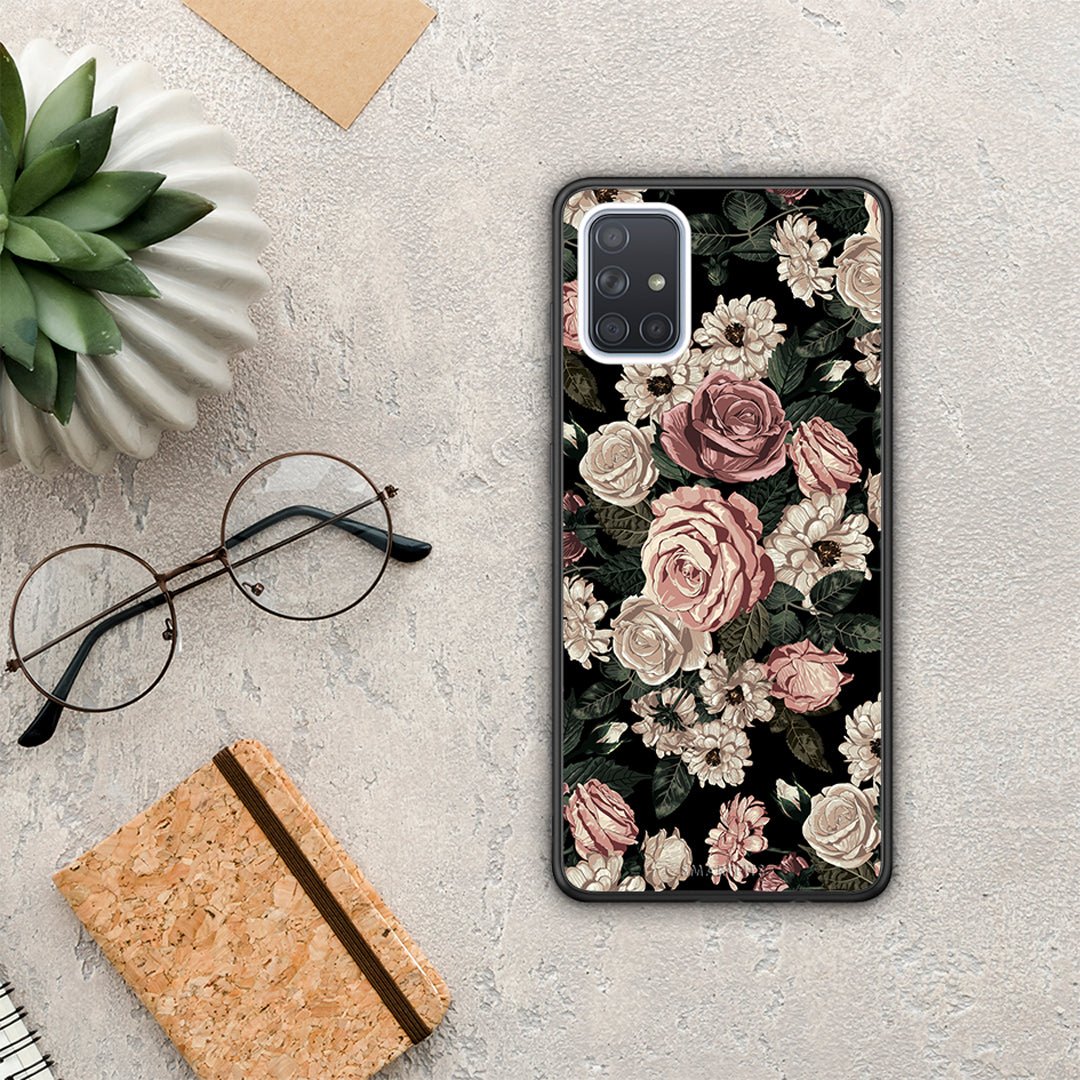 Flower Wild Roses - Samsung Galaxy A51 case