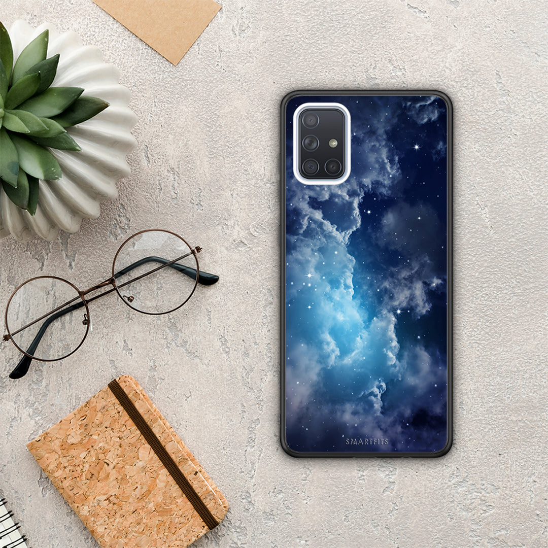 Galactic Blue Sky - Samsung Galaxy A51 case