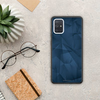 Thumbnail for Geometric Blue Abstract - Samsung Galaxy A51 case