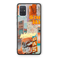 Thumbnail for Samsung A71 Groovy Babe Θήκη Αγίου Βαλεντίνου από τη Smartfits με σχέδιο στο πίσω μέρος και μαύρο περίβλημα | Smartphone case with colorful back and black bezels by Smartfits