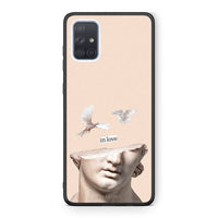 Thumbnail for Samsung A51 In Love θήκη από τη Smartfits με σχέδιο στο πίσω μέρος και μαύρο περίβλημα | Smartphone case with colorful back and black bezels by Smartfits