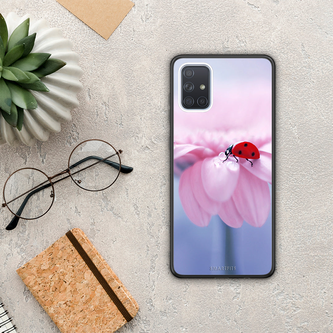Ladybug Flower - Samsung Galaxy A51 case
