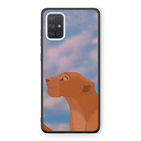 Thumbnail for Samsung A51 Lion Love 2 Θήκη Αγίου Βαλεντίνου από τη Smartfits με σχέδιο στο πίσω μέρος και μαύρο περίβλημα | Smartphone case with colorful back and black bezels by Smartfits