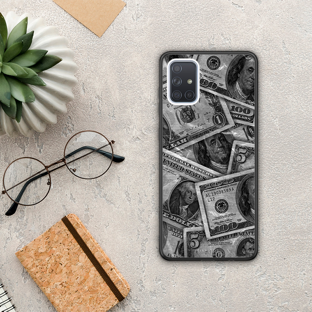 Money Dollars - Samsung Galaxy A51 case