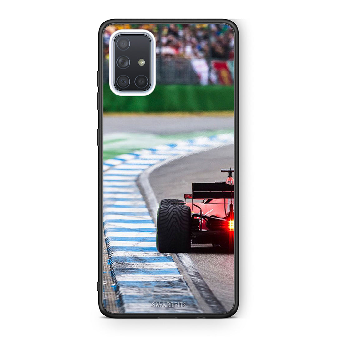 Samsung A71 Racing Vibes θήκη από τη Smartfits με σχέδιο στο πίσω μέρος και μαύρο περίβλημα | Smartphone case with colorful back and black bezels by Smartfits