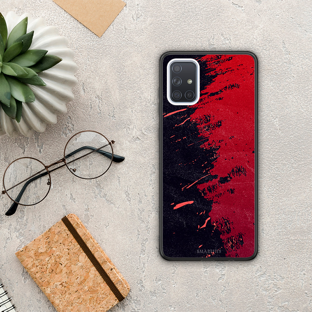 Red Paint - Samsung Galaxy A51 case