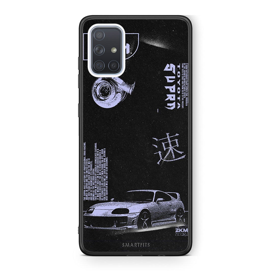 Samsung A51 Tokyo Drift Θήκη Αγίου Βαλεντίνου από τη Smartfits με σχέδιο στο πίσω μέρος και μαύρο περίβλημα | Smartphone case with colorful back and black bezels by Smartfits