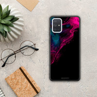 Thumbnail for Watercolor Pink Black - Samsung Galaxy A51 case