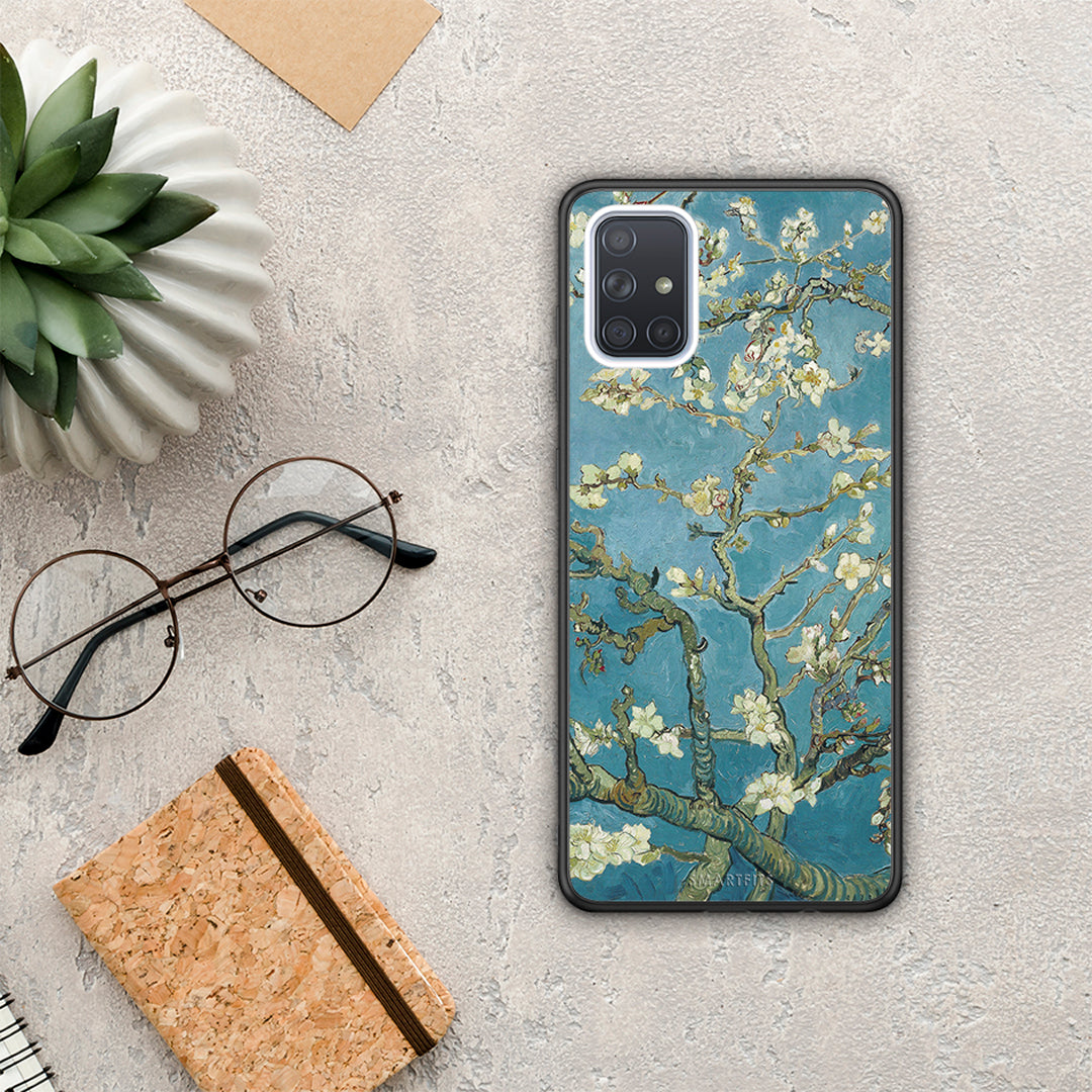 White Blossoms - Samsung Galaxy A51 case