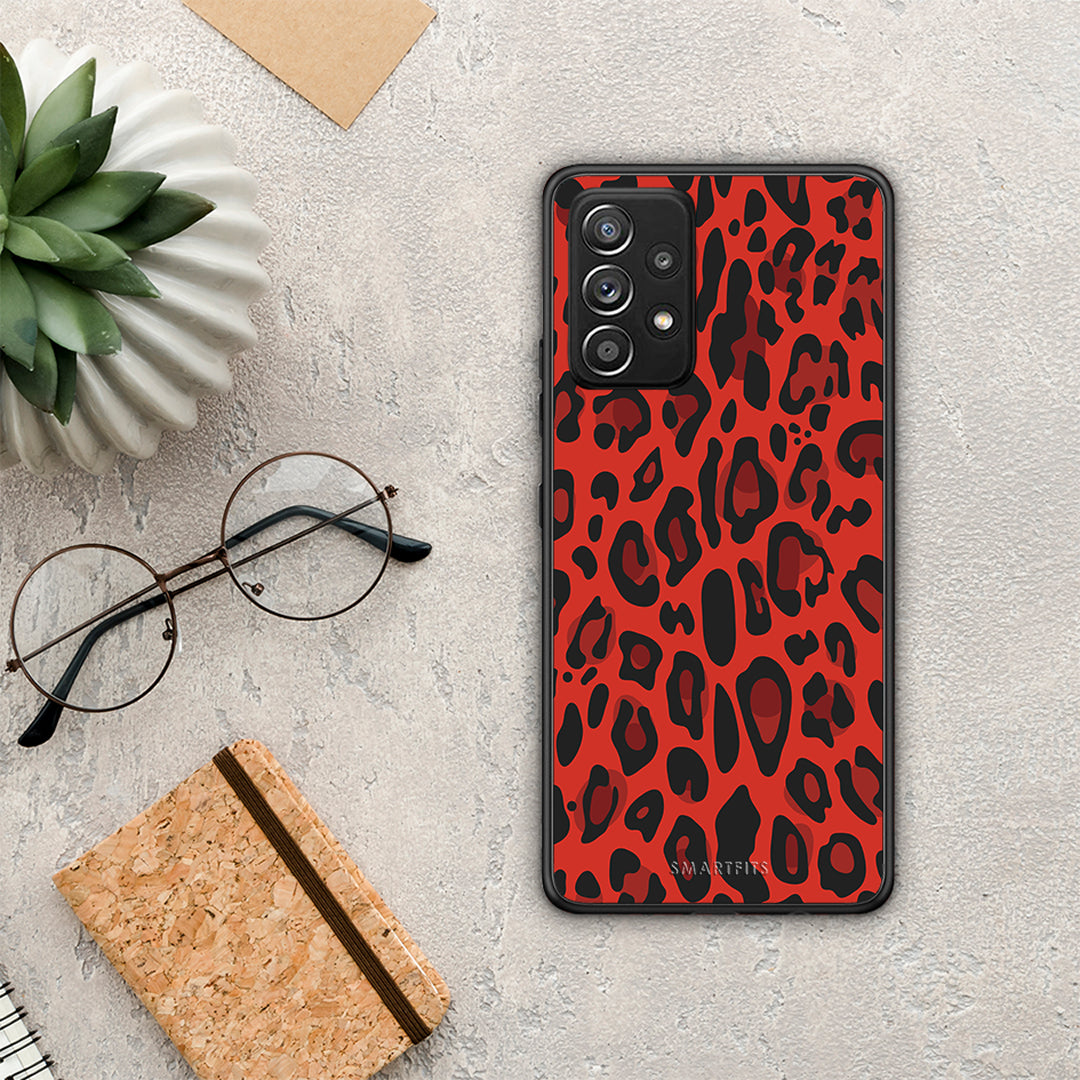 Animal Red Leopard - Samsung Galaxy A52 / A52s / A52 5G case 