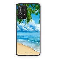 Thumbnail for Samsung Galaxy A52 Beautiful Beach θήκη από τη Smartfits με σχέδιο στο πίσω μέρος και μαύρο περίβλημα | Smartphone case with colorful back and black bezels by Smartfits