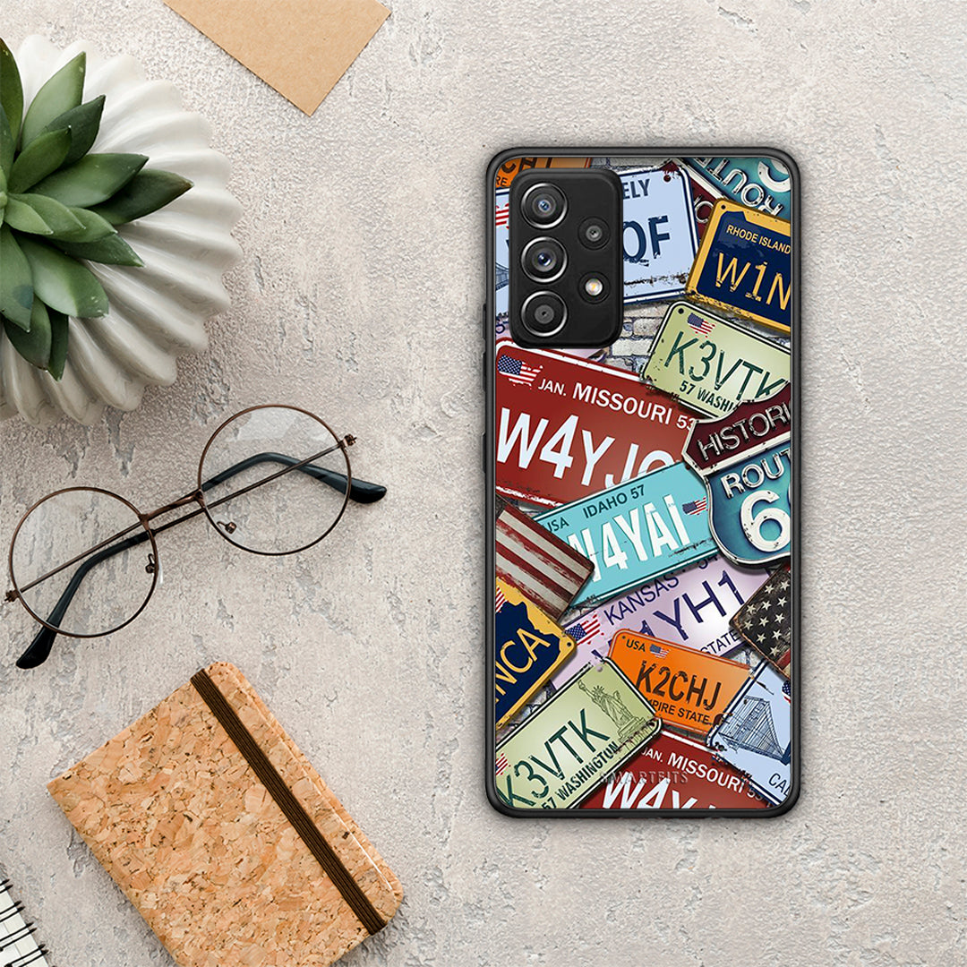 Car Plates - Samsung Galaxy A52 / A52s / A52 5G case