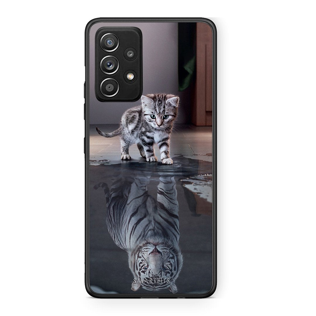 4 - Samsung Galaxy A52 Tiger Cute case, cover, bumper