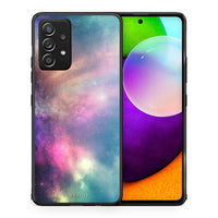 Thumbnail for Θήκη Samsung Galaxy A52 Rainbow Galaxy από τη Smartfits με σχέδιο στο πίσω μέρος και μαύρο περίβλημα | Samsung Galaxy A52 Rainbow Galaxy case with colorful back and black bezels