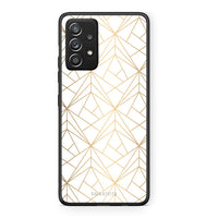 Thumbnail for 111 - Samsung Galaxy A52 Luxury White Geometric case, cover, bumper