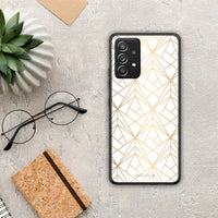 Thumbnail for Geometric Luxury White - Samsung Galaxy A52 / A52s / A52 5G case 
