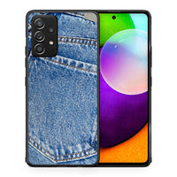 Thumbnail for Θήκη Samsung Galaxy A52 Jeans Pocket από τη Smartfits με σχέδιο στο πίσω μέρος και μαύρο περίβλημα | Samsung Galaxy A52 Jeans Pocket case with colorful back and black bezels