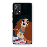Thumbnail for Samsung Galaxy A52 Lady And Tramp 2 Θήκη Αγίου Βαλεντίνου από τη Smartfits με σχέδιο στο πίσω μέρος και μαύρο περίβλημα | Smartphone case with colorful back and black bezels by Smartfits